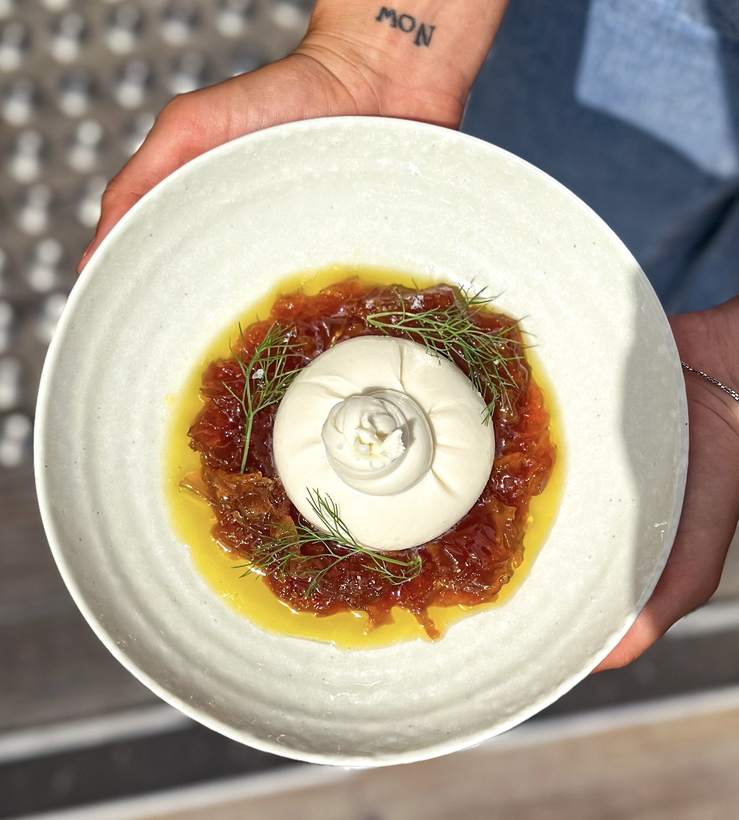 Fresh burrata